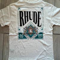 Топ качество нови мъжки тениски Rhude, снимка 2 - Тениски - 45041108