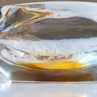 🌱🌾Пепелник Бохемско стъкло колекционерски, снимка 1 - Декорация за дома - 45203011