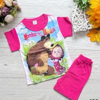 Пижама на Маша и Мечока, снимка 1 - Детски пижами - 45454028