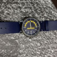 2164-1 Мъжки часовник AKSEPT с кожена синя каишка

, снимка 3 - Мъжки - 45759542