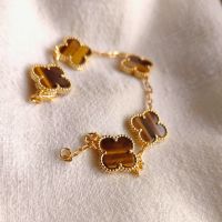 Дамска гривна Van Cleef & Arpels VCA Vintage Alhambra, снимка 6 - Гривни - 45312834