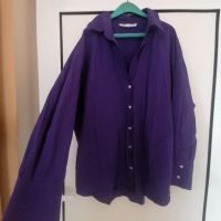 Zara лилава дамска риза, снимка 3 - Ризи - 45224372