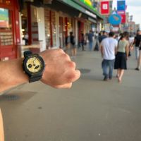 Часовник Casio G-Shock златно черен реплика, снимка 1 - Мъжки - 45996599