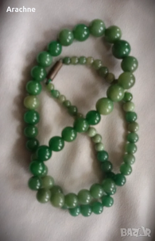 Руски гердан от нефрит, снимка 1