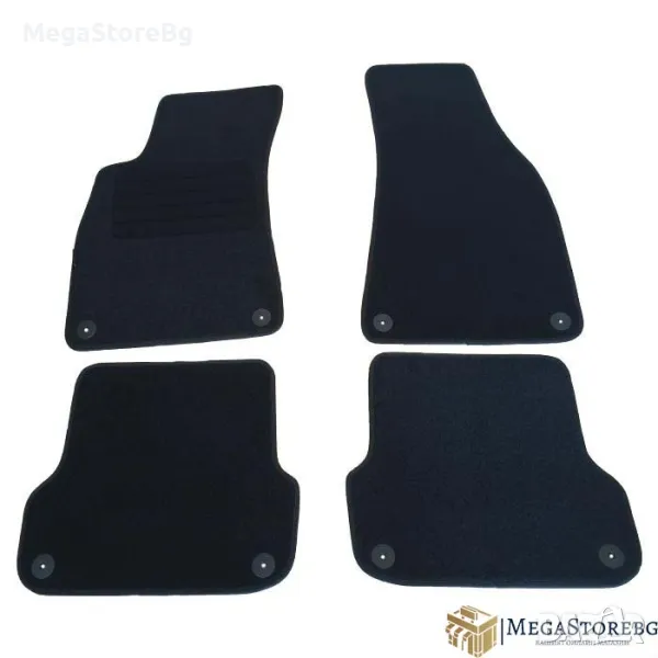 Мокетни стелки за Audi A4 00-08 4 части, снимка 1