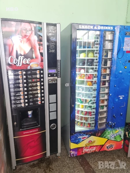 вендинг автомати за кафе и пакетирани и безалкохолни продукти, снимка 1