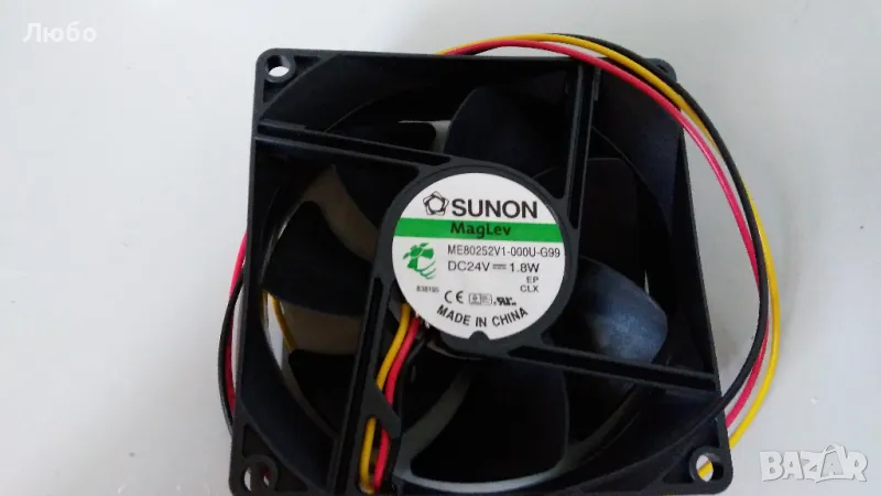 ВЕНТИЛАТОР ME80252V1-000U-G99, DC 24V=1.8W- SUNON, снимка 1