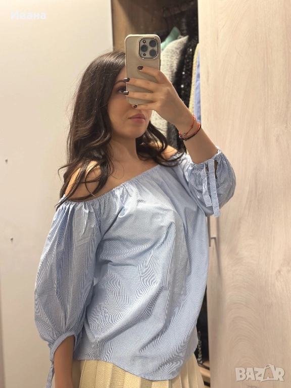 Блузка Reserved с връзки на ръкавите , снимка 1