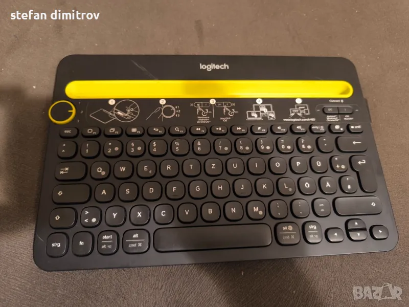 Logitech K480 Bluetooth клавиатура , снимка 1