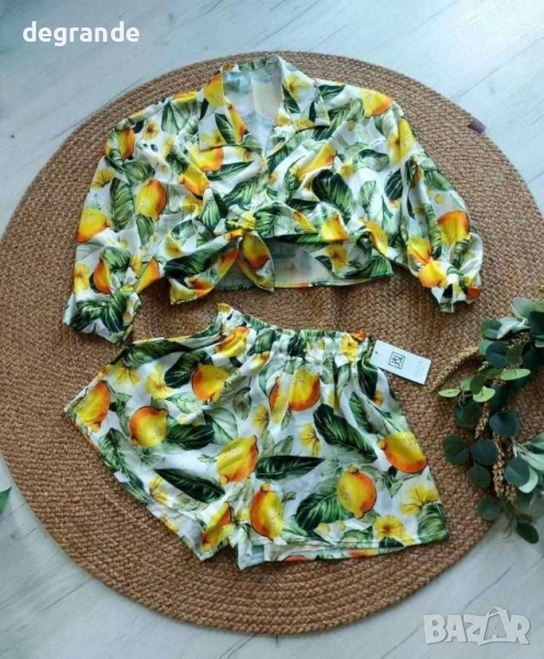 ❌Ликвидация❌ Дамски комплект от 2 части с лимони, снимка 1