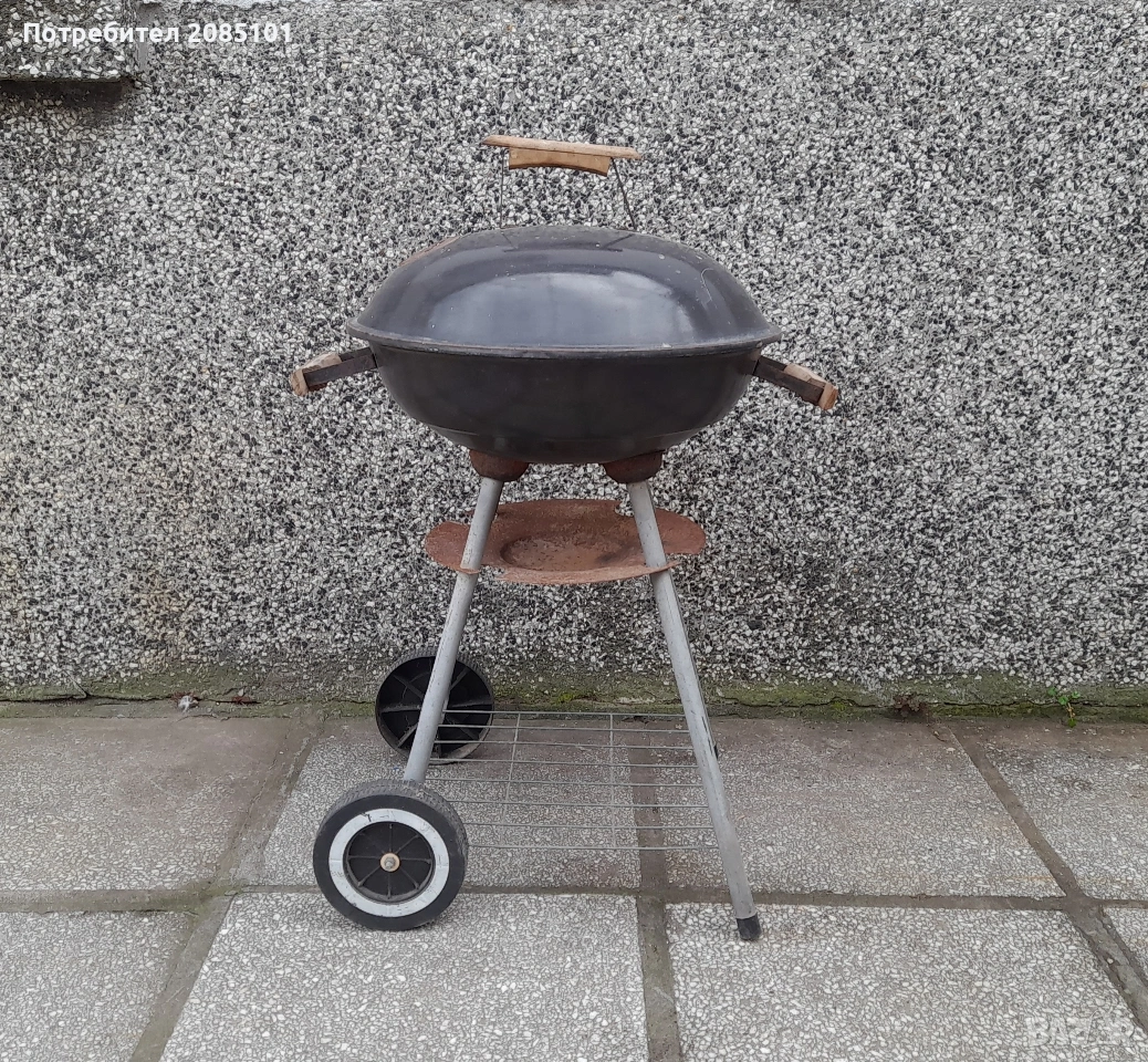 Барбекю на въглища с капак, снимка 1
