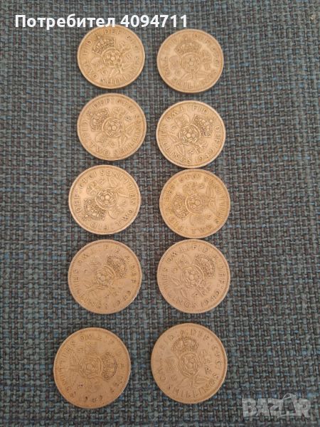10 х English Shillings  1947 до 1957, снимка 1