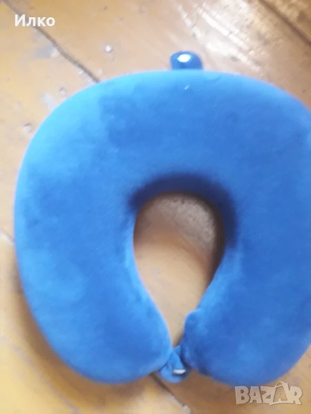 Възглавница за пътуване, тъмносиня, снимка 1