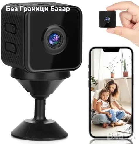 Нова Мини скрита камера 1080P с WiFi, нощно виждане и детектор движение, снимка 1