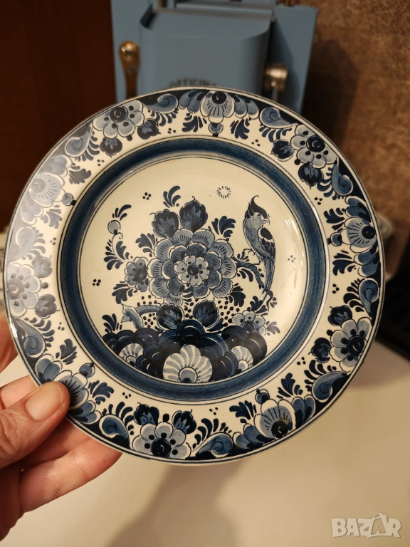 Delft оригинална чиния за стена, снимка 1