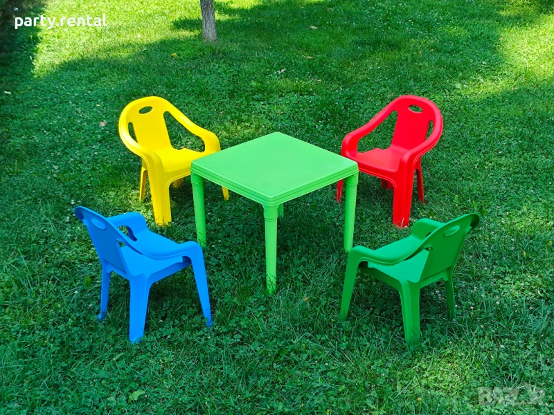 Детски столчета и масички под наем за рожден ден или други тържества, снимка 1