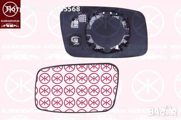 стъкло на огледало Волво 850,C70,S40,S70,S90,V40,V70,V90, снимка 1