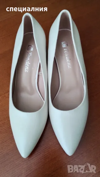дамски обувки бежови, чисто нови, снимка 1