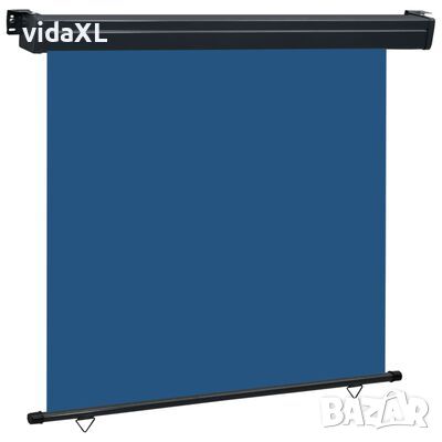 vidaXL Вертикална тента за балкон, 160x250 см, синя, снимка 1