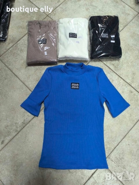 дамска тениска в кралско синьо, снимка 1