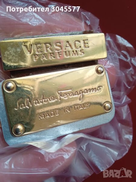 Етикети метални Versace, Salvatore Ferrogamo, снимка 1