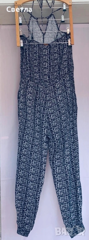  Нови Гащеризон Timeaut М-42 и Панталон с етикет, р-р S черен, висока талия, широк, снимка 1