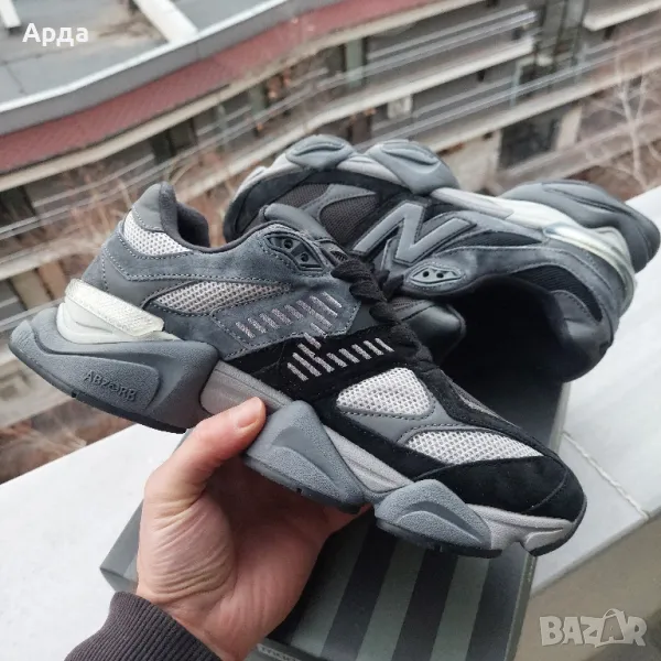 New Balance 9060 Black Castlerock Grey, снимка 1