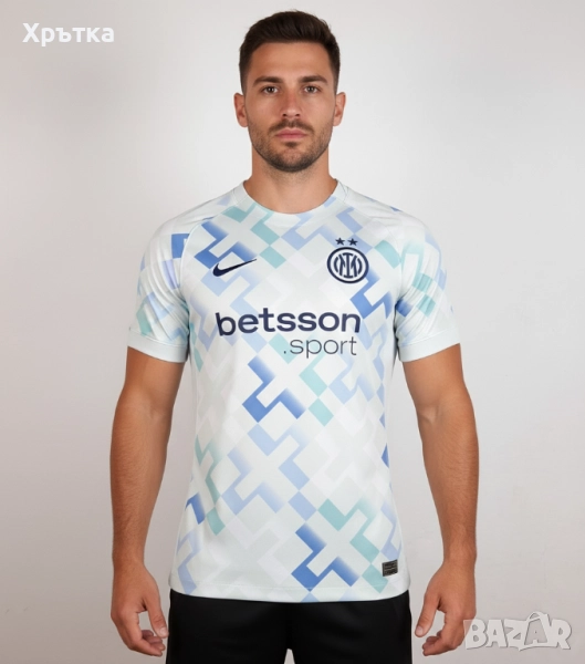 Nike FC Inter - Оригинална мъжка футболна тениска размер S, снимка 1