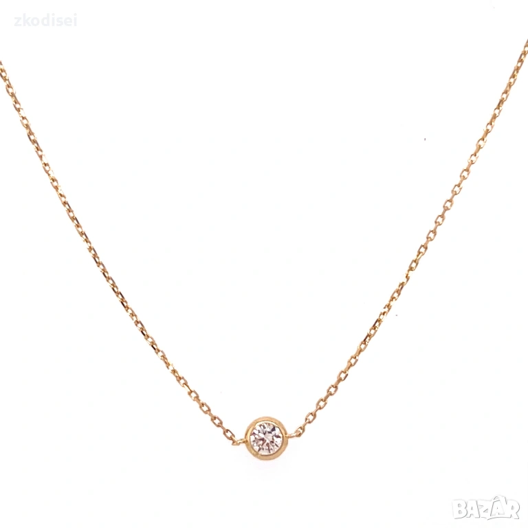 Златно колие 1,15гр. 45,0см. 14кр. проба:585 модел:36324-6, снимка 1