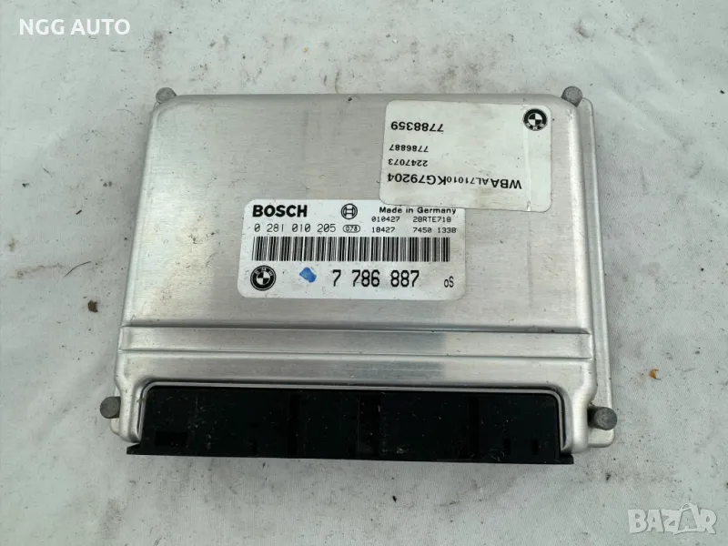 Компютър двигател за BMW, E46,320 d, 136 к.с., BOSCH, 0 281 010 205, 7 786 887, 0281010205, 7786887, снимка 1