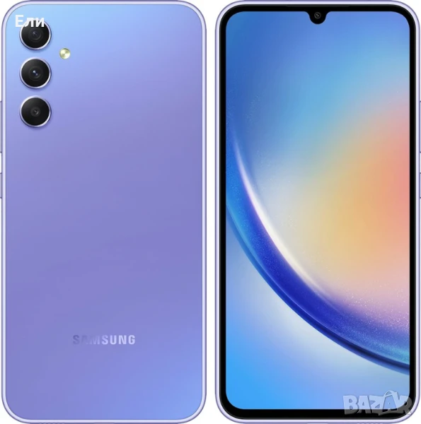 Samsung Galaxy A34 5G Виолетов, снимка 1
