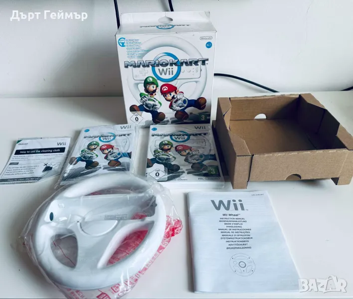 Пълен комплект Mario Kart Wii Nintendo, снимка 1