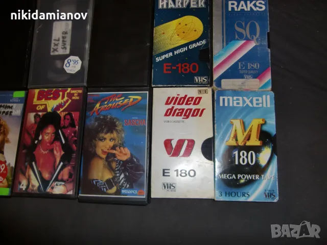 Продавам VHS видеокасети с филми за възрастни, снимка 3 - Плейъри, домашно кино, прожектори - 48682995