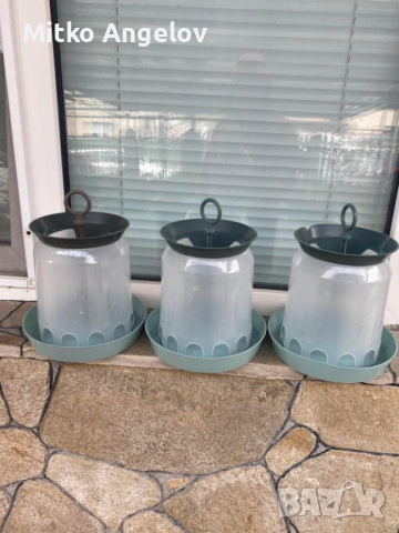 Поилка и хранилни за кокошки , снимка 5 - За птици - 54178102