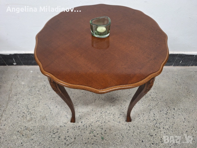 Маса с дърворезба Луи XV , снимка 3 - Маси - 53686270