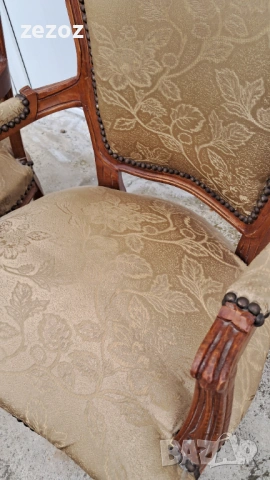 Кресла ретро орех №064, снимка 7 - Дивани и мека мебел - 53561952