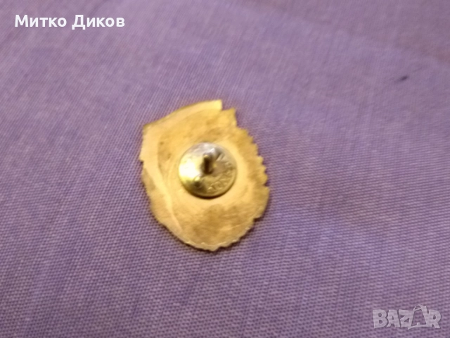 ОТЛИЧНИК по БОЙНАТА и ПОЛИТ. ПОДГОТОВКА Стара СОЦ НРБ ЕМАЙЛИРАНА БРОНЗОВА РЯДКА ЗНАЧКА на ВИНТ, снимка 2 - Колекции - 52710107