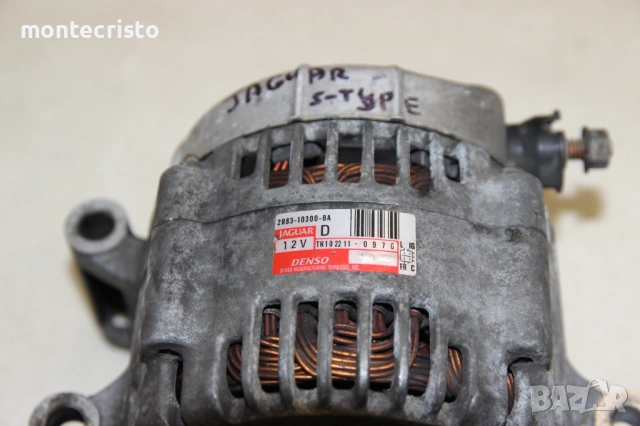 Алтернатор Jaguar S-type (1999-2004г.) 2R8310300BA / 2R83-10300-BA / TN102211-0970 / TN1022110970, снимка 2 - Части - 53850400