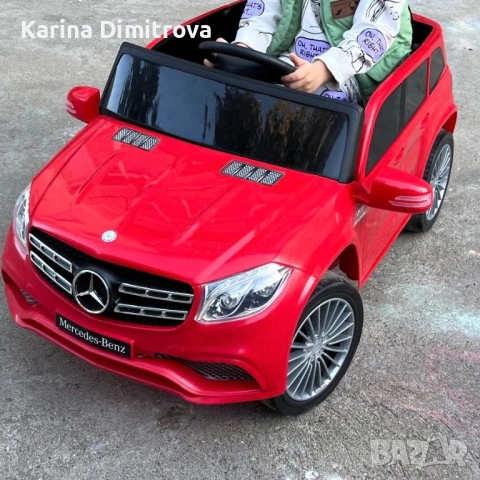 Детски акумулаторен червен джип Mercedes, снимка 3 - Коли, камиони, мотори, писти - 53935983