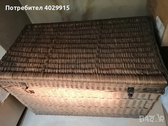 Ратанова ракла и стар куфар, снимка 2 - Ракли - 51591444
