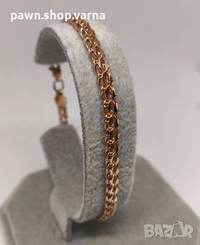 Елегантна златна гривна 585 проба