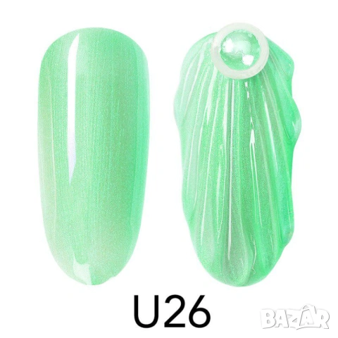  VENALISA UV LED Seashell Gel / гел лак перла ефект, снимка 4 - Продукти за маникюр - 28330672