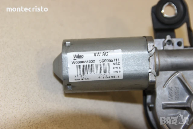 Моторче задна чистачка VW Golf 7 хечбек (2013-2017г.) мотор 5G0955711C / 5G0955711 / W000038532, снимка 4 - Части - 50598402