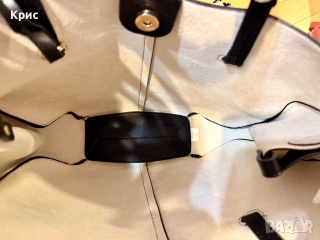 Голяма кожена чанта Polene в три цвята., снимка 15 - Чанти - 52842157