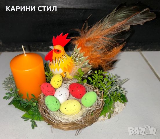 Великденски свещници, снимка 18 - Декорация за дома - 45455447