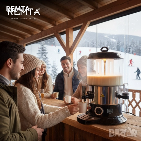 Диспенсър за топли напитки и шоколад (5 литра) с Бъркалка+Бенмари, снимка 3 - Обзавеждане за заведение - 46201813