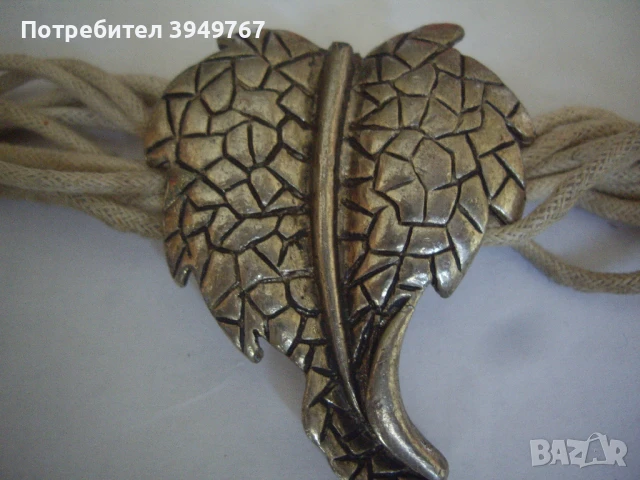 Стара ,масивна много интересна гривна., снимка 4 - Антикварни и старинни предмети - 51096986