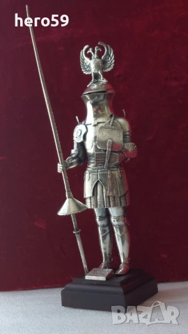 Много рядка фигура- скулптура от солидно сребро 800,края на 19век Ръчна работа. , снимка 1