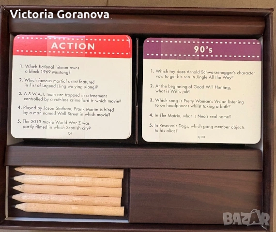 Настолна игра Ridley's Games Room – Movie Quiz Night, снимка 4 - Настолни игри - 54100496