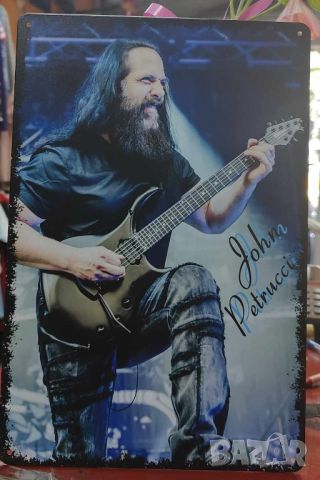 John Petrucci-метална табела (плакет), снимка 1 - Китари - 45241701